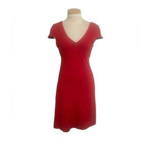 Horny Toad Red V-Neck Mini Dress